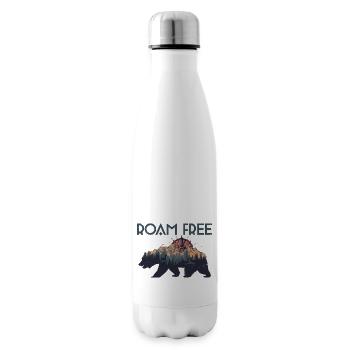 Hiking Camping Camping Outdoor Hiking Tour Hikers - Insulated Water Bottle - white - Right