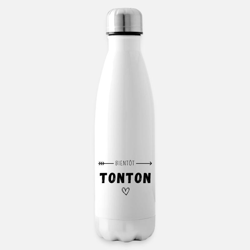 Bientôt tonton - Bouteille isotherme - blanc