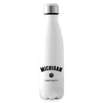 michigan université - Insulated Water Bottle - white - Right