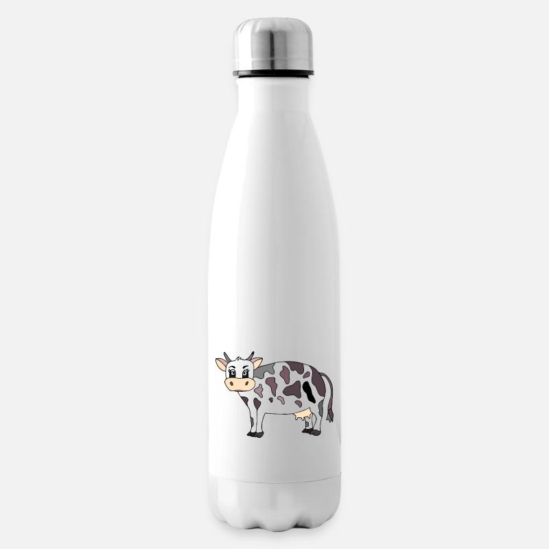 Vache - Bouteille isotherme - blanc