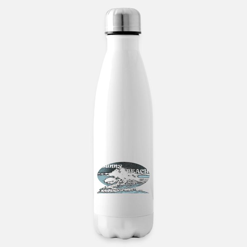 Sunny Beach - Isolierflasche - Weiß