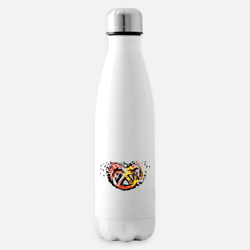 Bretzel Alsace eclat free - Bouteille isotherme - blanc