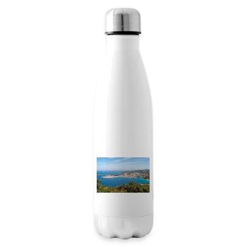 Panoramablick Primošten, Šibenik-Knin, Kroatien - Isolierflasche - Weiß - Rechts
