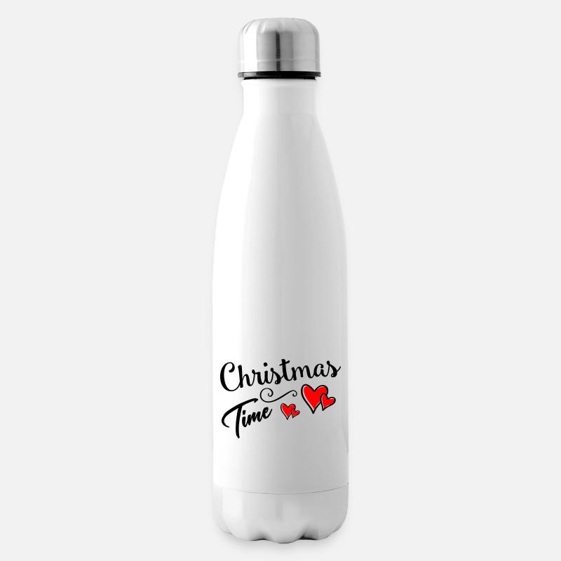 Christmas time - Isolierflasche - Weiß