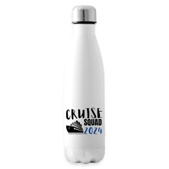 Cruise Squad 2024 - Kreuzfahrt 2024 Reisegruppe - Isolierflasche - Weiß - Rechts