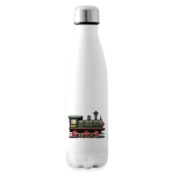 Steam locomotive - Insulated Water Bottle - white - Right