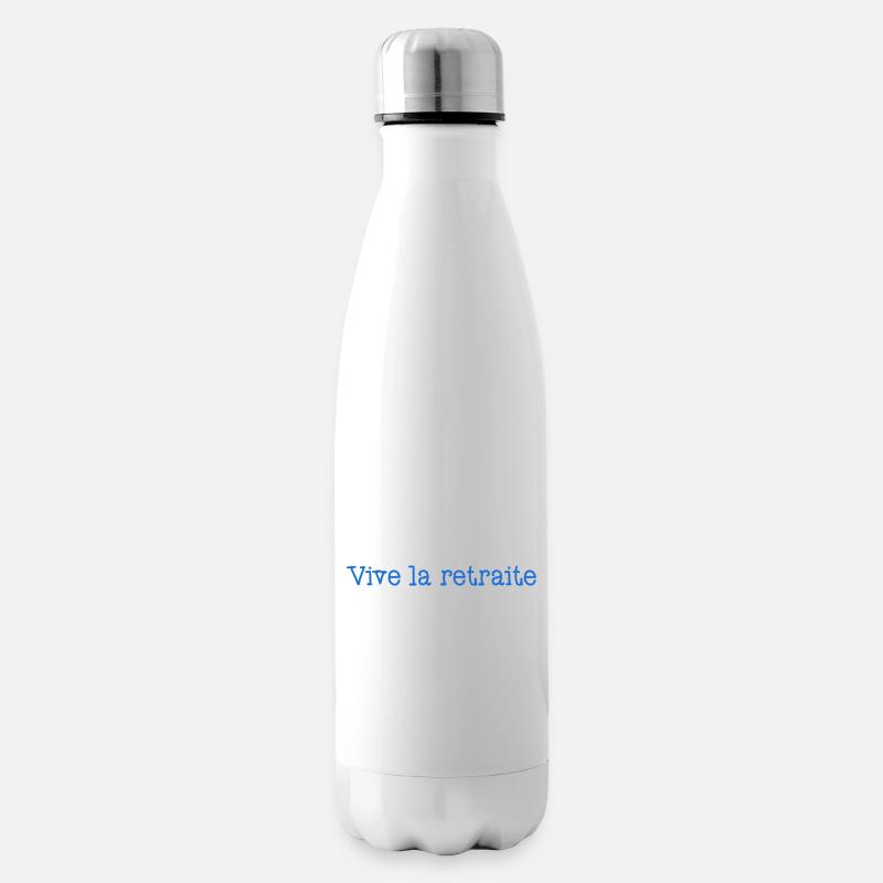 RETRAITE. RETRAITE. RETRAITEE. RETRAITE - Bouteille isotherme - blanc