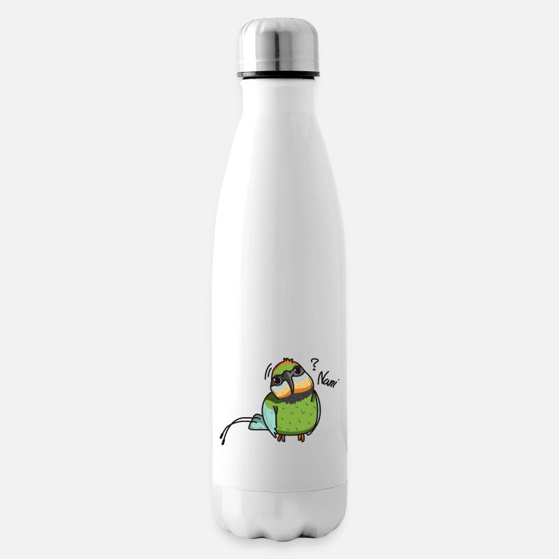 Regenbogen-Bienenfresser Nani - Isolierflasche - Weiß