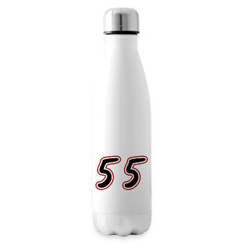 55 Zahl Symbol - Isolierflasche - Weiß - Rechts