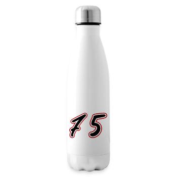 75 Number Symbol - Insulated Water Bottle - white - Right