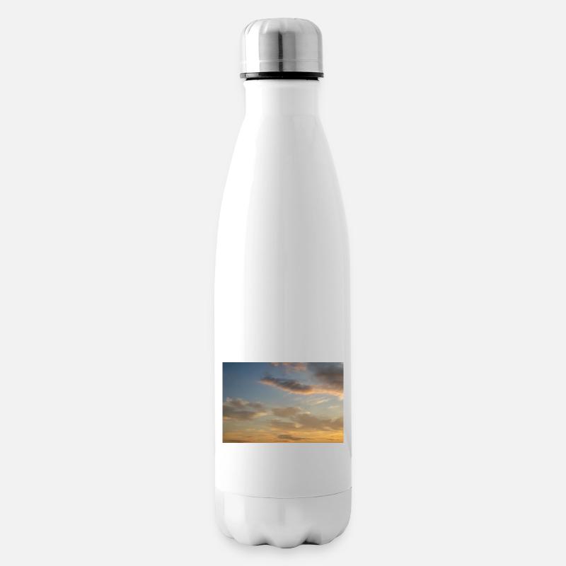 Unter dem Morgenhimmel - Isolierflasche - Weiß