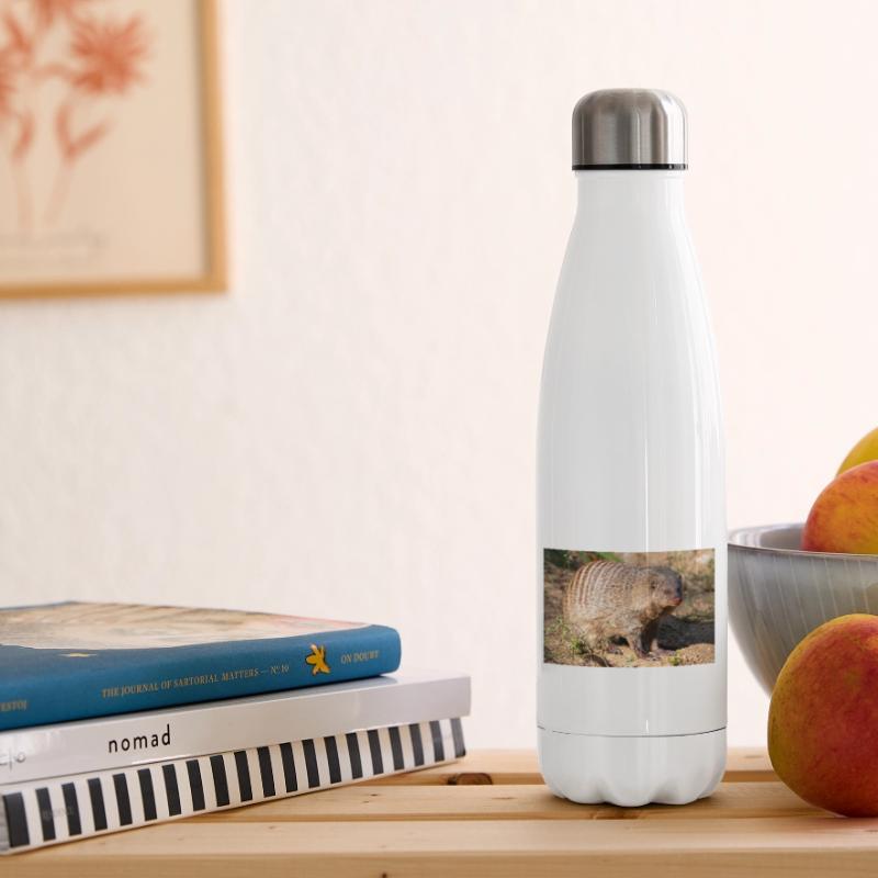 Gebänderte Manguste oder Zebramanguste Zebramanguste Isolierflasche
