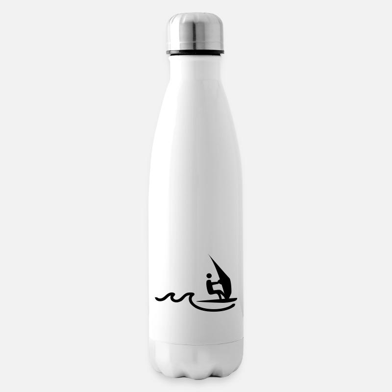 windsurfer - Isolierflasche - Weiß