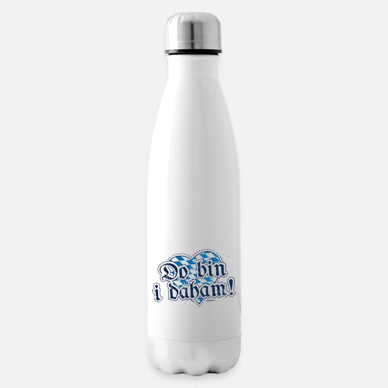Do bin i daham! - Isolierflasche - Weiß