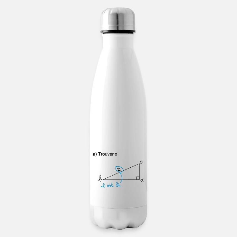 Finde x - Isolierflasche - Weiß