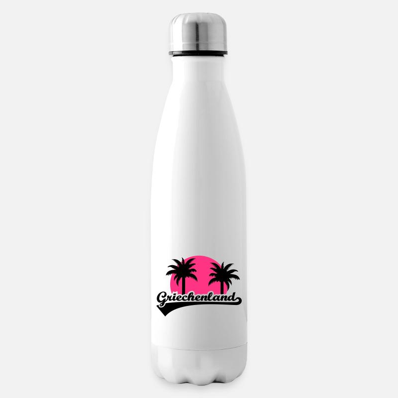 Griechenland - Isolierflasche - Weiß