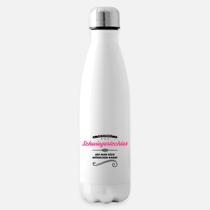 schwiegertochter allerbeste - Isolierflasche - Weiß