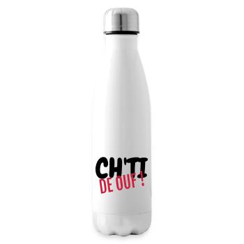 Ch'ti / Nord / Chti / Ch'ti mi / Nordiste / France - Insulated Water Bottle - white - Right