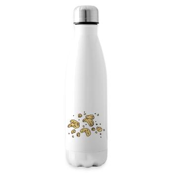 Cashew Cashewnüsse Nüsse nuts - Isolierflasche - Weiß - Rechts