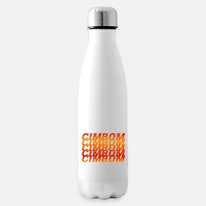 Cimbom - Bouteille isotherme - blanc