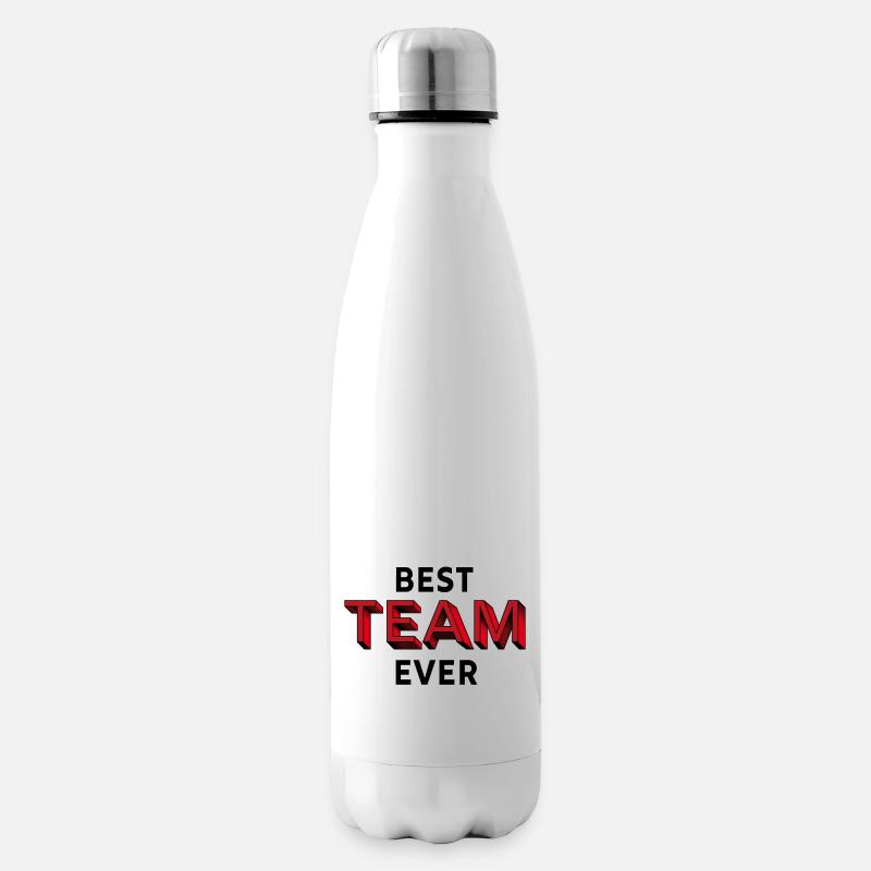 Bestes Team - Isolierflasche - Weiß