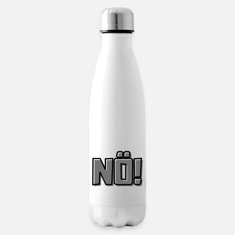 Nö! - Isolierflasche - Weiß