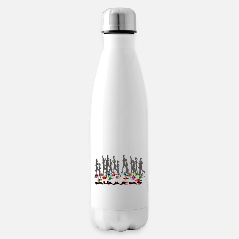 Läufer 1 - Isolierflasche - Weiß