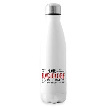 radiologe wolke - Isolierflasche - Weiß - Rechts
