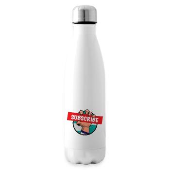 Subscribe to the channel - Insulated Water Bottle - white - Right