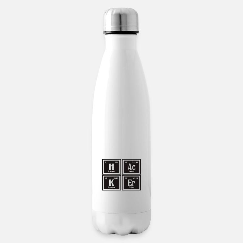 Hacker-| Periodensystem der Elemente - Isolierflasche - Weiß