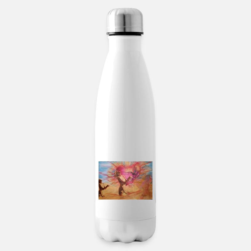 Sommer - Isolierflasche - Weiß