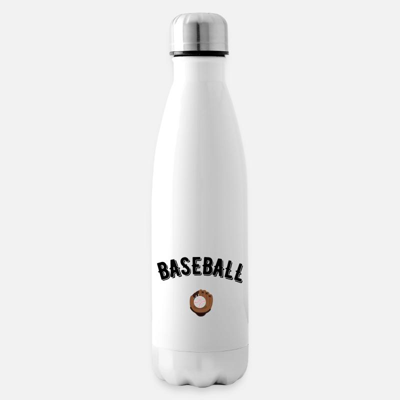 Baseball - Isolierflasche - Weiß