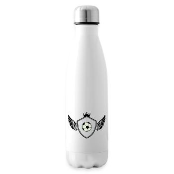 Armoiries de football - Bouteille isotherme - blanc - Droite