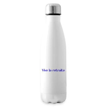 RETIREMENT. HAPPY RETIREMENT. HAPPY RETREAT - Insulated Water Bottle - white - Right