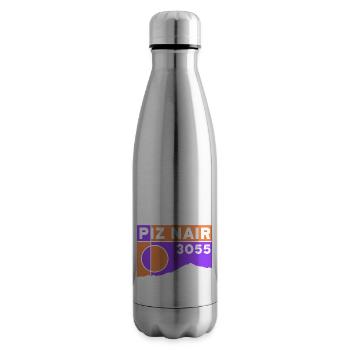 Piz Nair Höhe Wandern St Moritz Andenken - Isolierflasche - Lightsilver - Rechts