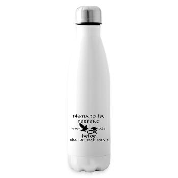 niemand ist perfekt - Isolierflasche - Weiß - Rechts