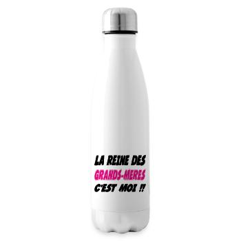 La reine des GRAND MERE c'est moi !! - Bouteille isotherme - blanc - Droite