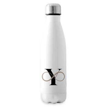 Infinite Letter - Insulated Water Bottle - white - Right