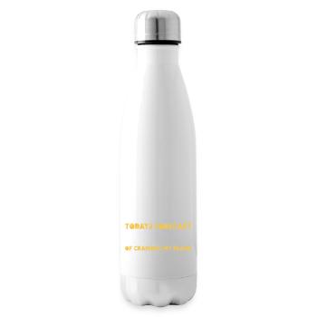 todays forecast 100 chance crashing Design - Isolierflasche - Weiß - Rechts