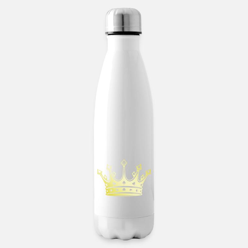 Krone Royal Gold - Isolierflasche - Weiß