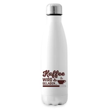 Kaffee wird geladen - Isolierflasche - Weiß - Rechts
