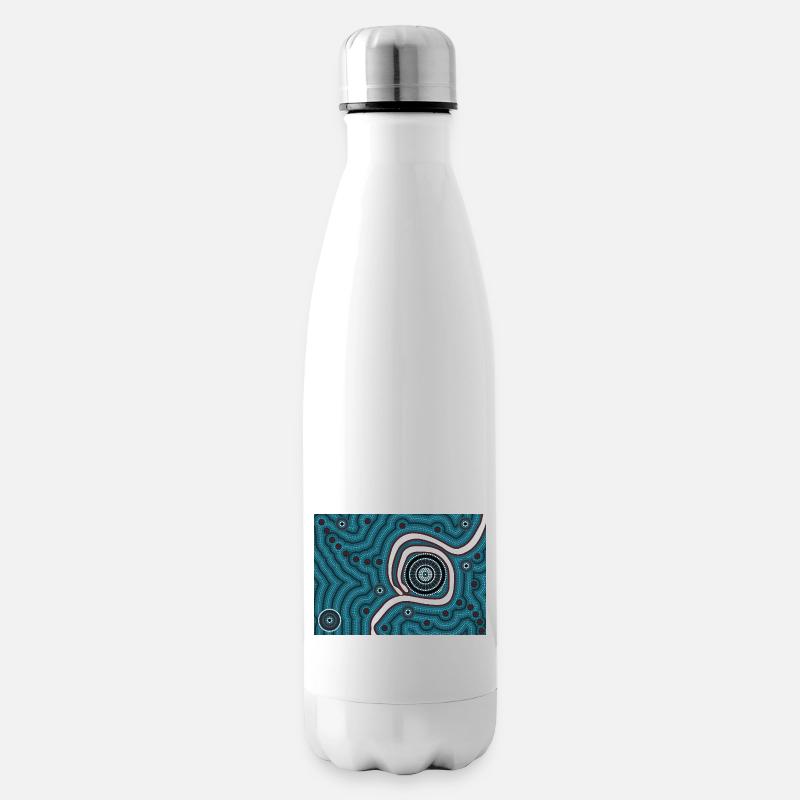 Au milieu de nulle part - à travers - Bouteille isotherme - blanc
