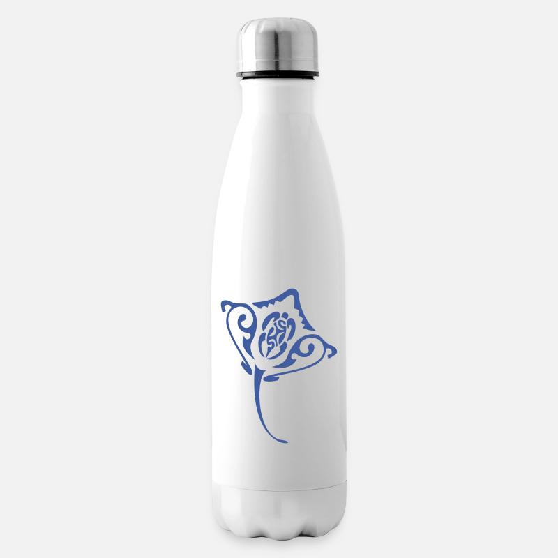 Eagle Ray - Insulated Water Bottle - white
