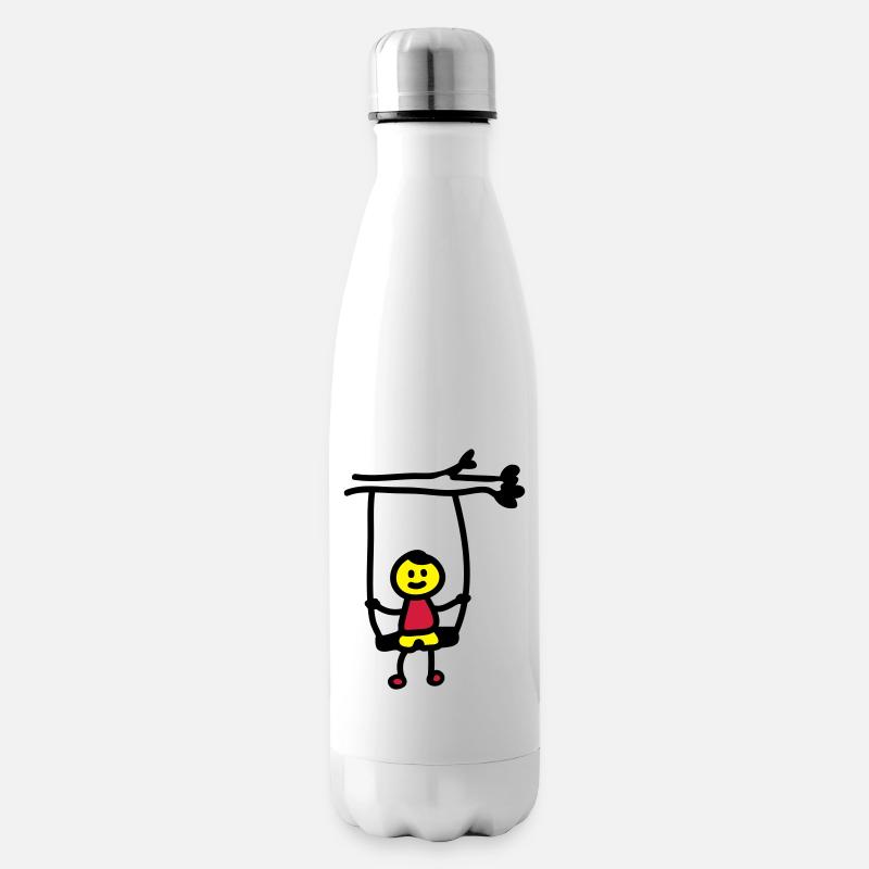 Kind Schaukel 3 - Isolierflasche - Weiß