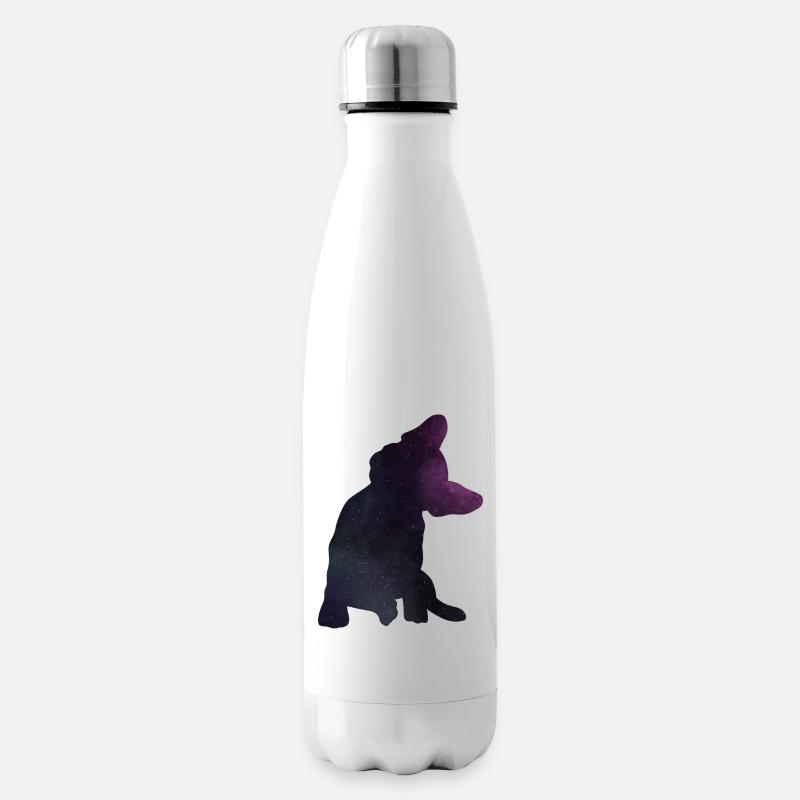 bouledogue français - Bouteille isotherme - blanc