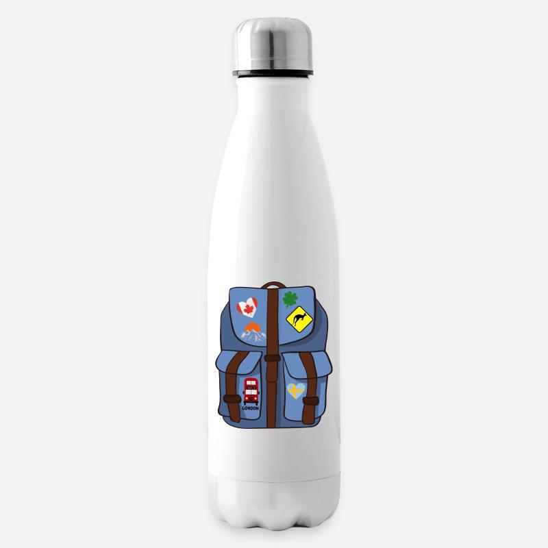 Rucksack - Isolierflasche - Weiß