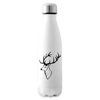 Deer head - Insulated Water Bottle - white - Right