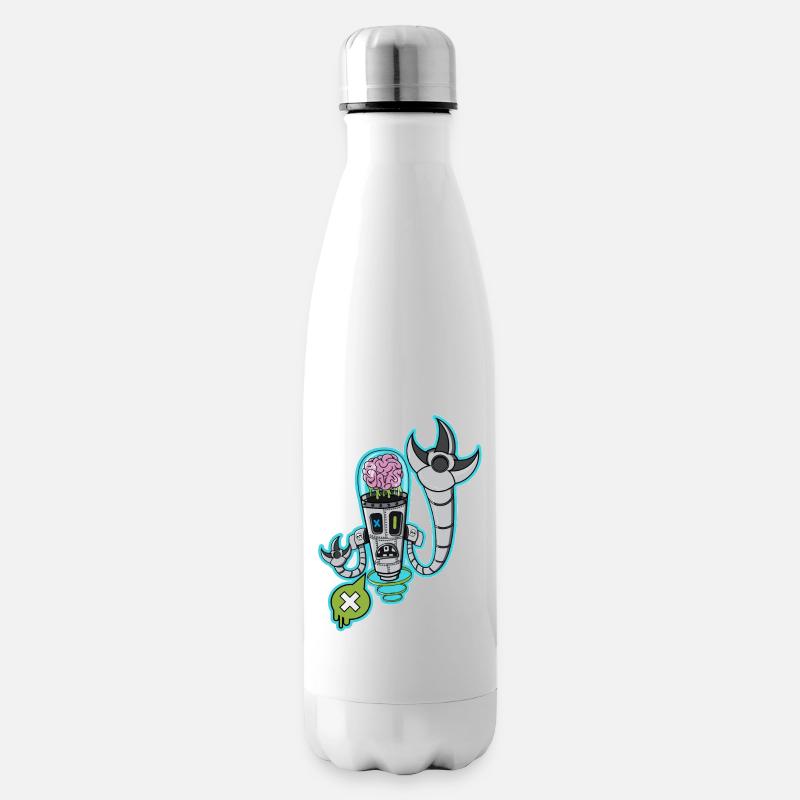 Gehirnmaschine - Isolierflasche - Weiß