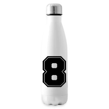 8 - Insulated Water Bottle - white - Right