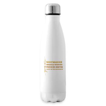 Waymaker et vêtements chrétiens - Bouteille isotherme - blanc - Droite
